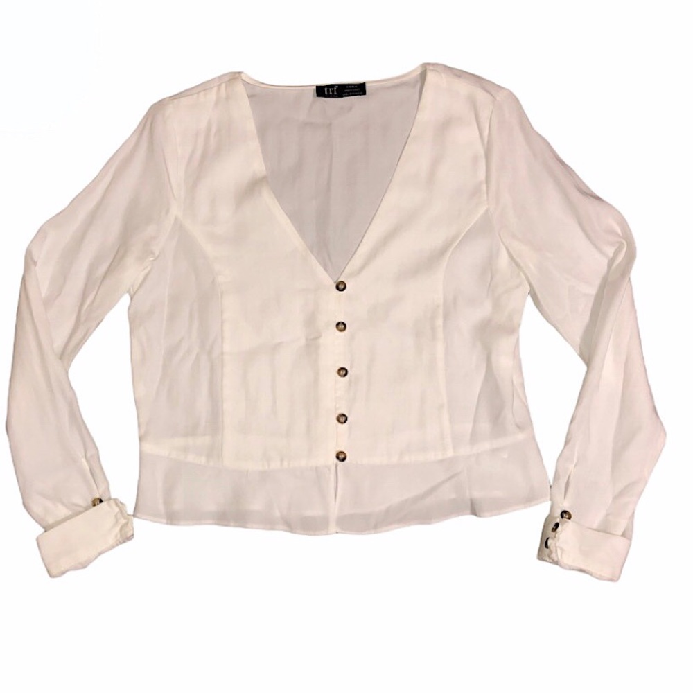 Women’s White Zara top